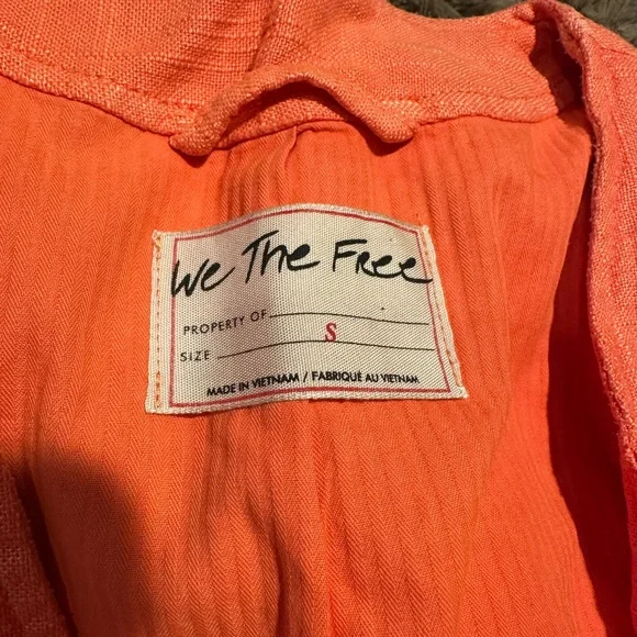 We The Free Vibrant Orange Vest - Picture 3 of 8